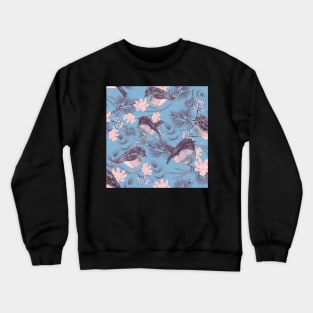 Vintage bird pattern Crewneck Sweatshirt